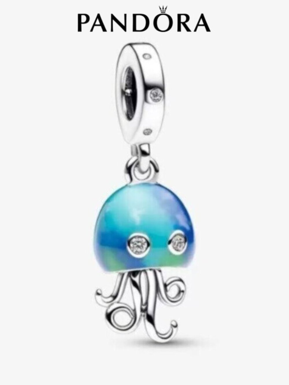 Pandora Color-changing Jellyfish Dangle Charm